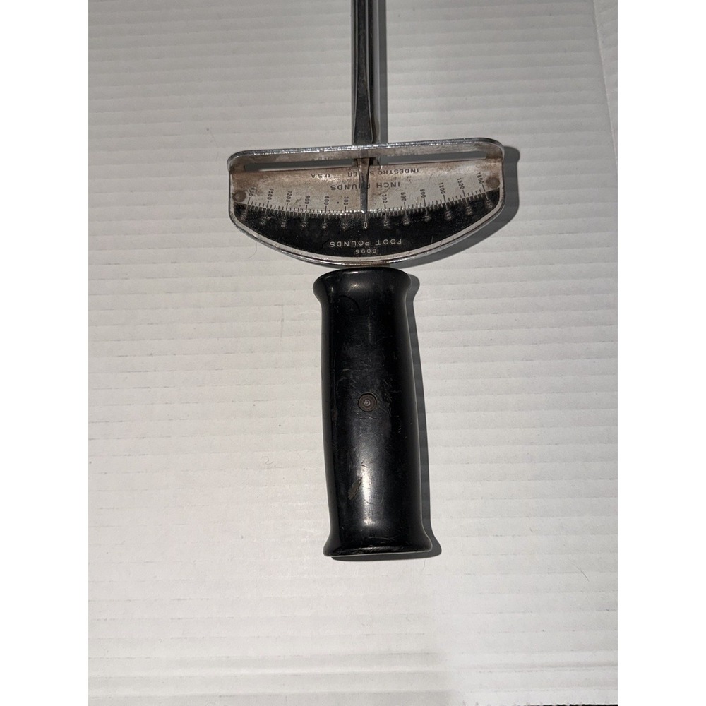 Vintage indestro 8095 Beam Torque Wrench  Inch & Foot Pounds